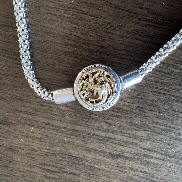 Pandora Two Toned Game of Throne Charm Bracelet - Picture 3 of 4